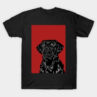 Betsy the Black Labrador Dog T-Shirt